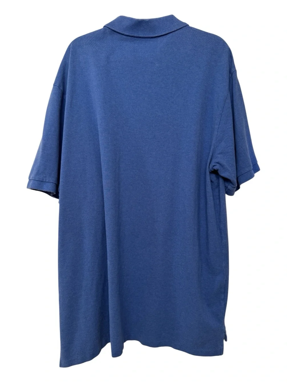 Polo Ralph Lauren Men's 2XLT Big & Tall Short Sleeve Polo Shirt Blue Red Pony